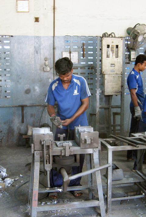 Metal finishing at INDSAT_ECOCHARM