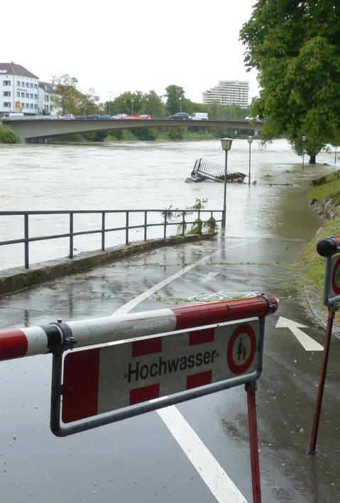 Hochwasser an der Elbe