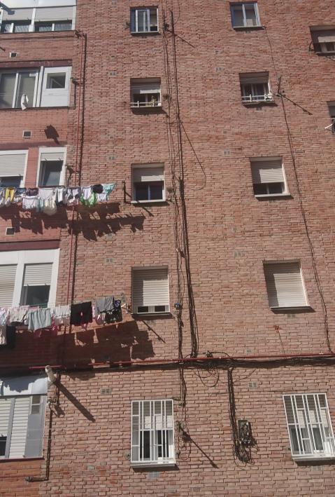 Residential buildings in Madrid