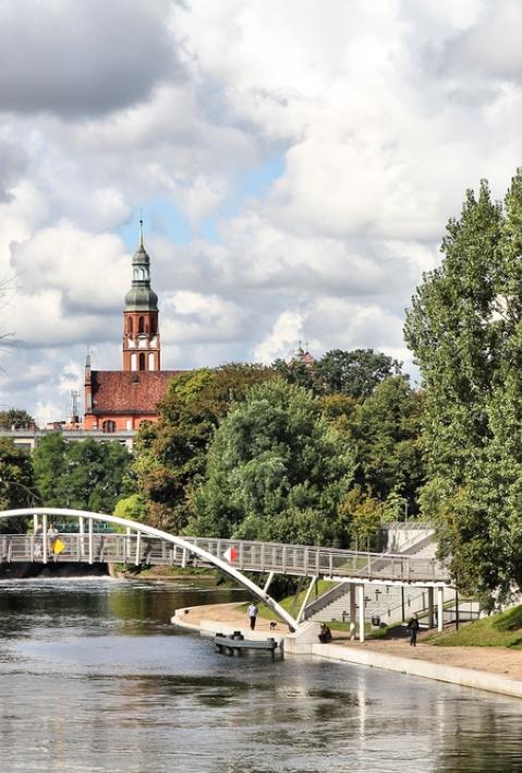 View on Bydgoszsz, Poland