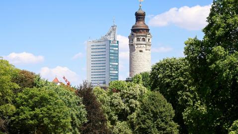 Gr&uuml;nfl&auml;chen in Leipzig