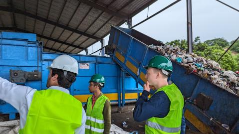 adelphi staff visiting Santiago for the project PROMAR