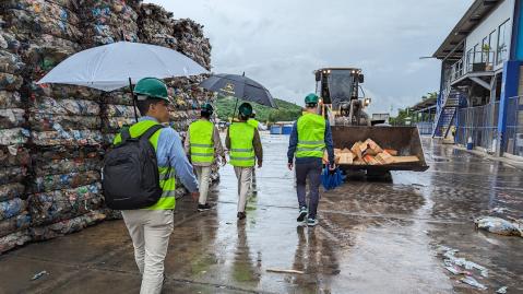 adelphi staff member visiting Santiago for the project PROMAR