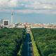 Tiergarten und Skyline Berlin