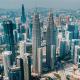 aerial view of Kuala Lumpur in Malaysia